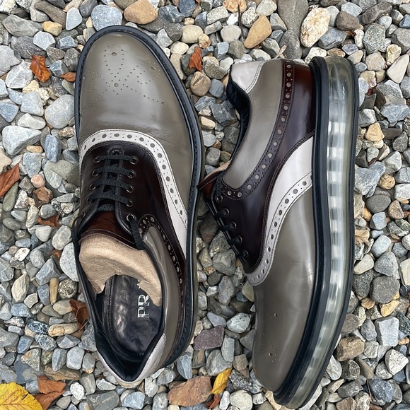 Prada Levitate Leather Wing-Tip Sneaker - Picture 6 of 16